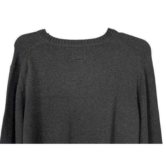 NWT St. John's Bay Crewneck Sweater Dark Charcoal Gray Heather Pullover Size L - Picture 6 of 8